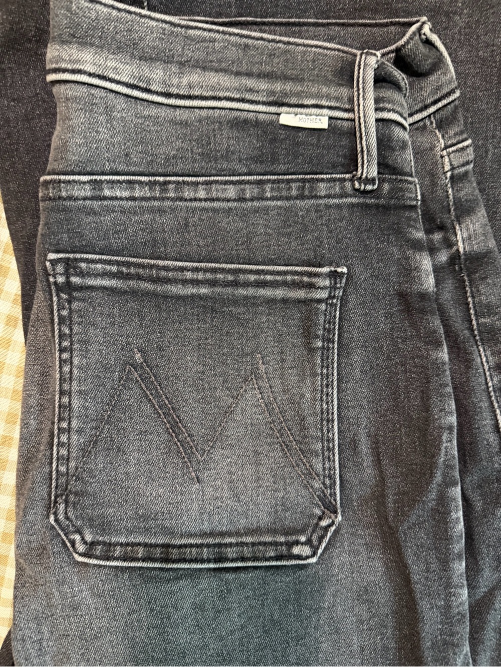 MOTHER Wide Leg High Rise Jean